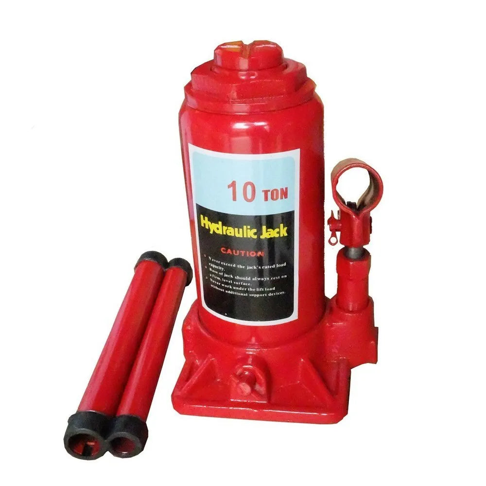 Iron Heavy Vehicle 10 Ton Hydraulic Bottle Jack, For Heavy Duty Vehicle Lifting