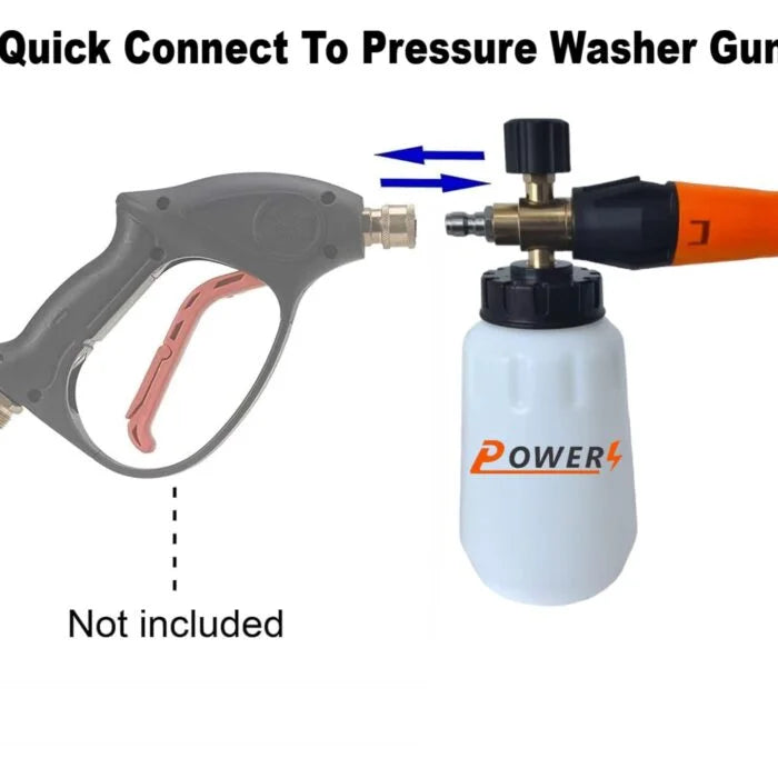 Power Spray Foam Gun FG-02 for Car Washing With Coupler