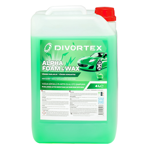Divortex Alpha Foam  - Ph Neutral Car Washing Soap With Wax 4 Kg
