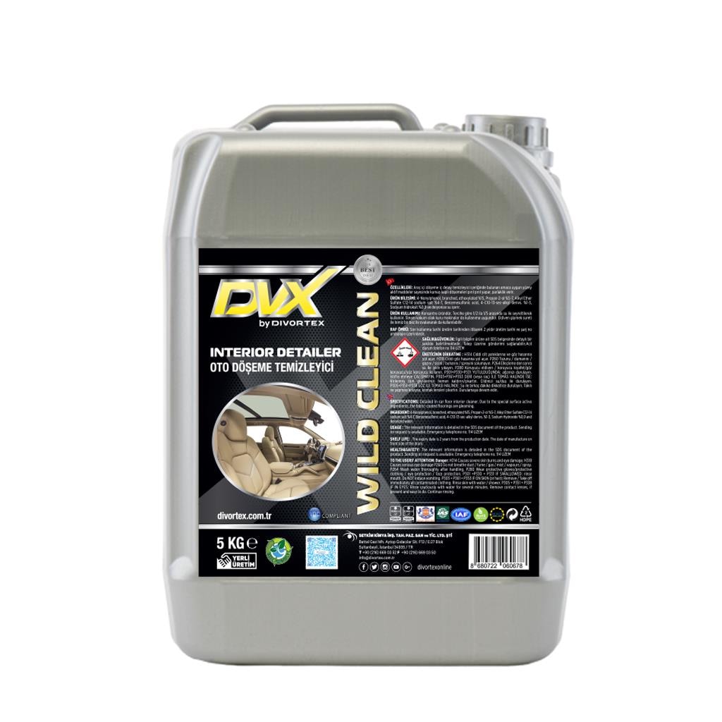 Divortex Wild Clean - General Detailing Cleaner ( Interior Cleaner ) 5 Kg