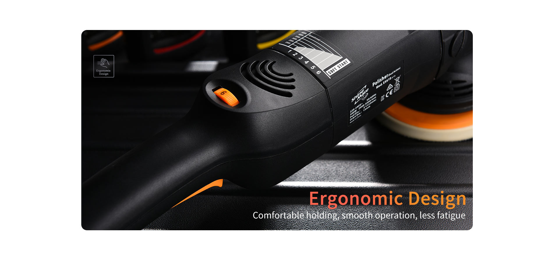 ShineMate Dual Action Polisher EX610 5/15