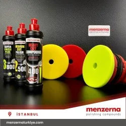 Menzerna Premium Medium Cut Foam Pad Yellow 150 mm